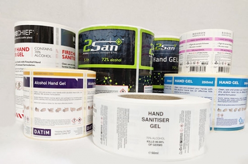 Custom Hand Sanitiser Label Printing: